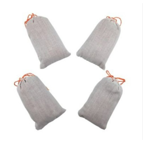 Squared Away Small Cedar Sachets - Repels Odor and Moisture in Closet (Set of 4)