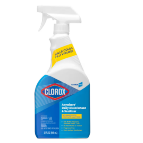 CloroxPro Anywhere Daily Disinfectant and Sanitizer, 32 fl. oz.