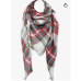 VIVIAN & VINCENT Women's Fall Winter Scarf Classic Tassel Plaid Tartan Warm Soft Chunky Large Blanket Wrap Shawl Scarves