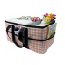 Early Hugs Diaper Caddy, Nursery Storage Organizer, Baby Gift Bag, Black & White Plaid