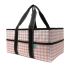 Early Hugs Diaper Caddy, Nursery Storage Organizer, Baby Gift Bag, Black & White Plaid