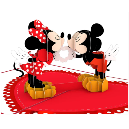 Disney's Mickey & Minnie Heart-to-Heart Pop-Up Card