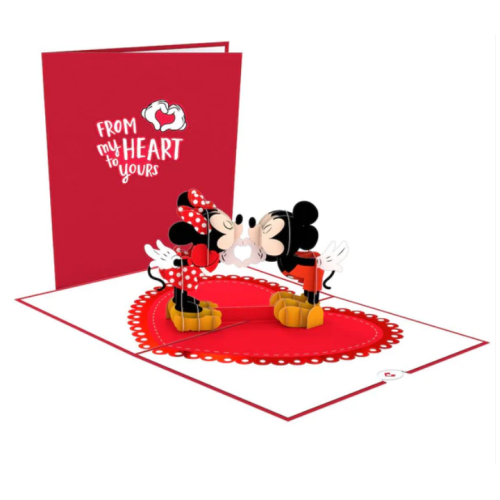 Disney's Mickey & Minnie Heart-to-Heart Pop-Up Card