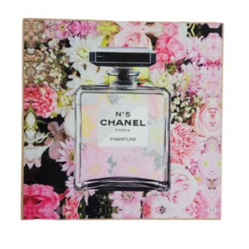 PARIS CHANEL NO 5 PERFUME BOTTLE FRAMED WALL ART