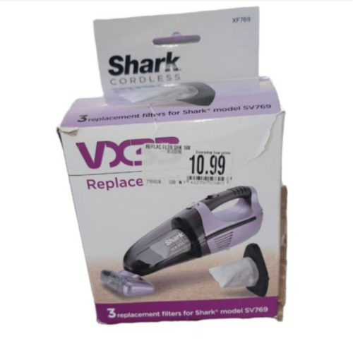 Shark 3 VX33 Replacement Vacuum Filters For SV769 Cordless Hand Vacuums, Part XF769