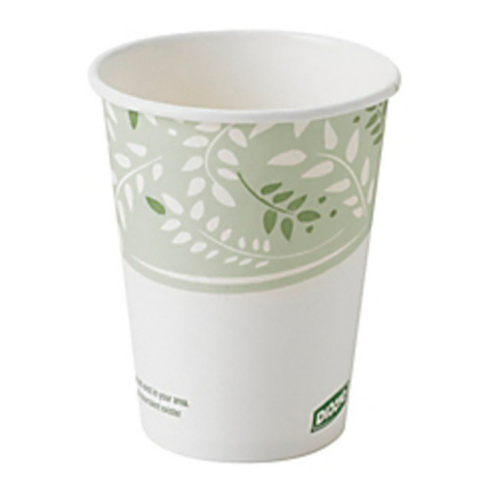 Dixie EcoSmart Hot Cups, Paper PLA Lining, Viridian, 8oz, 50/Pack