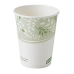 Dixie EcoSmart Hot Cups, Paper PLA Lining, Viridian, 8oz, 50/Pack