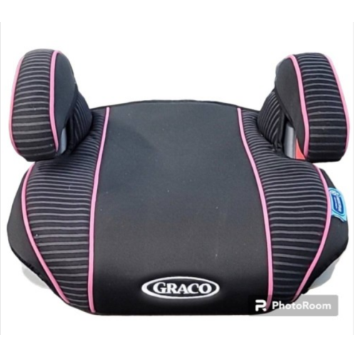 Graco Backless Booster Car Seat - Black / Pink Rosie's Fashion 40lbs