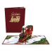 LOVEPOP Santa Train Pop-Up Card