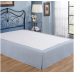 Nestwell 15-Inch Wraparound Bed Skirt in Light Blue