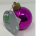 H for Happy Mini LED Christmas Ornament set of 3