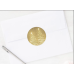 Gold Embossed Seals Round Sticker