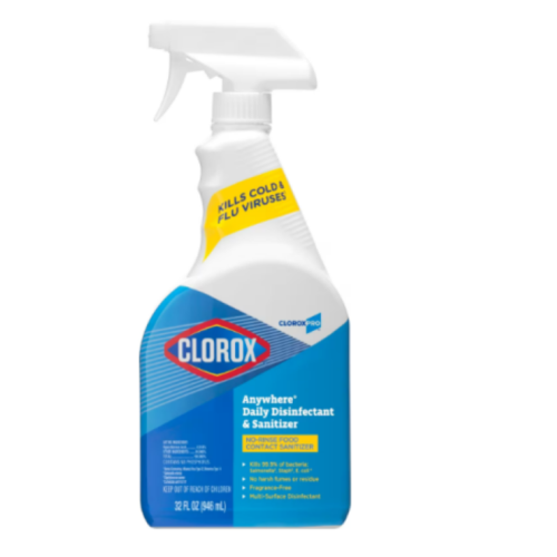 CloroxPro Anywhere Daily Disinfectant and Sanitizer, 32 fl. oz.