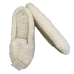 Nestwell Small Cozy Teddy Sherpa Mule Women's Slippers in Ivory