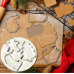 Christmas Cookie Cutter Set, 6 Piece Cookie Cutters Include；Christmas Tree, Snowman, Candy Cane, Gingerbread Man, Snowflake, Socks