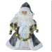 12in L.E.D Fiber Optic Tree Topper Santa by Holiday Time and Mini Cristmas Tree