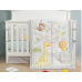 Born Loved Zoo Animals 2-piece Crib Bedding Set