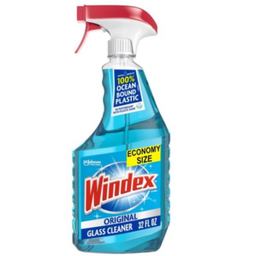 Windex Glass Cleaner, Original Blue, Spray Bottle, 32 Fl Oz