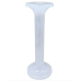 Everhome™ 9.5" White Glass Candle Holder