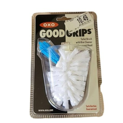 OXO Good Grips Toilet Brush With Rim Cleaner Replacement Head Refill