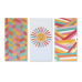 Wild Sage™ Geometric Sun 15-Inch x 30-Inch Canvas Wall Art (Set of 3)