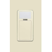 Leviton ODS15-IDI Smart Sensor, PIR, Wallbox Occupancy Sensor/Vacancy Sensor, App configurable, 120-277VAC, Commercial Grade, Ivory