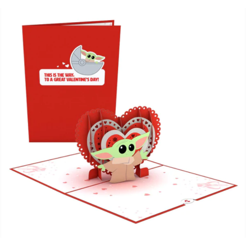 Star Wars™ The Mandalorian™ The Child: Valentine's Way Pop-Up Card Lovepop