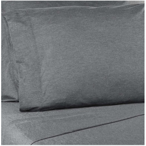 Studio 3B™ Gray Jersey Standard Pillowcases