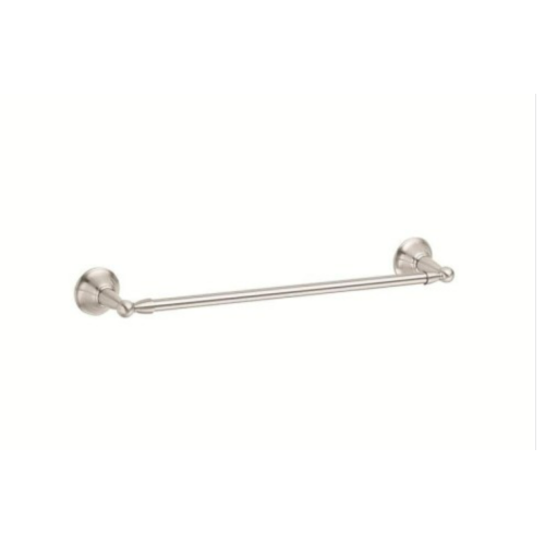 Moen Sage Brushed Nickel Towel Bar 18 In. L Brass