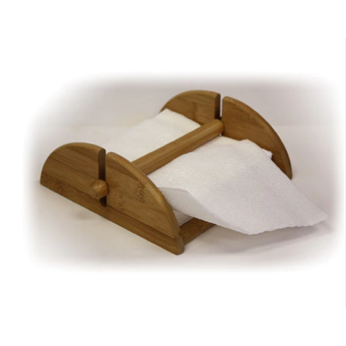 Simply Bamboo Brown Bamboo Roller Bar Napkin Holder - 8.5"