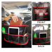 Damocles Car Net Pocket Large Adjustable Buckle Strap Car Seat Bag Holder Car Mesh Purse Holder Between Seats