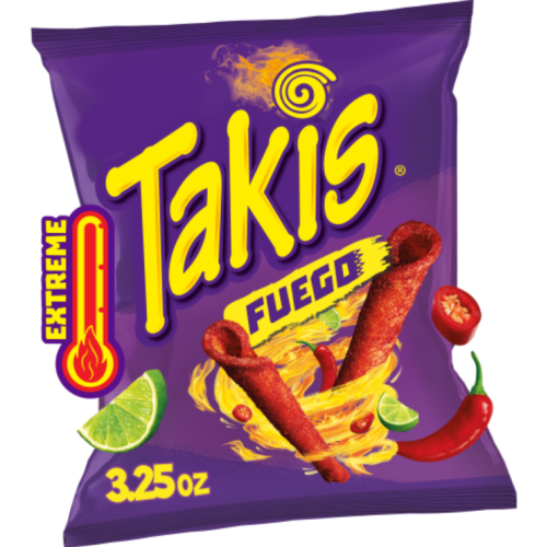 Takis Tortilla Chips Hot Chili Pepper & LIme Fuego Extreme