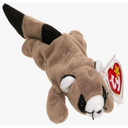 Ringo The Raccoon Ty Beanie baby & TY Beanie Baby (Beanie Bellies) - RANGER the Black Dog  Stuffed Animal Plush