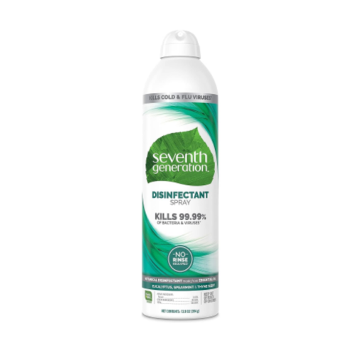 Seventh Generation Disinfecting Spray, Eucalyptus and Thyme, Disinfectant Made from Essential Oil, 13.9 Oz