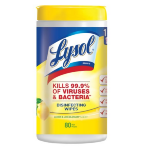 Lysol Disinfecting Wipes, Lemon & Lime Blossom Scent