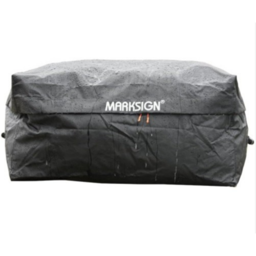 MARKSIGN 100% Waterproof Truck Cargo Bag with Net, Fits Any Truck Size, 4 Rubber Handles, 26 Cubic Feet （51''x40''x22'', Patent Pending