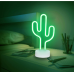 LED Cactus Neon Signs Green Cactus Light