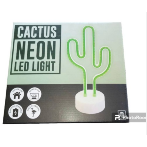 LED Cactus Neon Signs Green Cactus Light