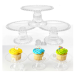 11 pc Cupcake Serving Plate Stand Display (Clear)