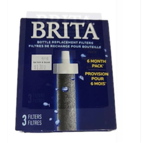 Brita 3ct Bottle Filter - Black