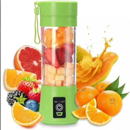 Portable Blender Smoothies Personal Blender Mini Shakes Juicer Cup USB Rechargeable. (Green)