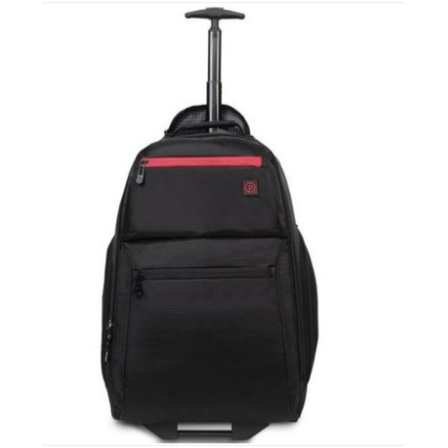 Protege 22" Black Rolling Backpack with Telescopic Handle