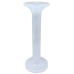 Everhome™ 9.5" White Glass Candle Holder