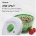 Farberware Professional Plastic Salad Spinner Green with White Lid