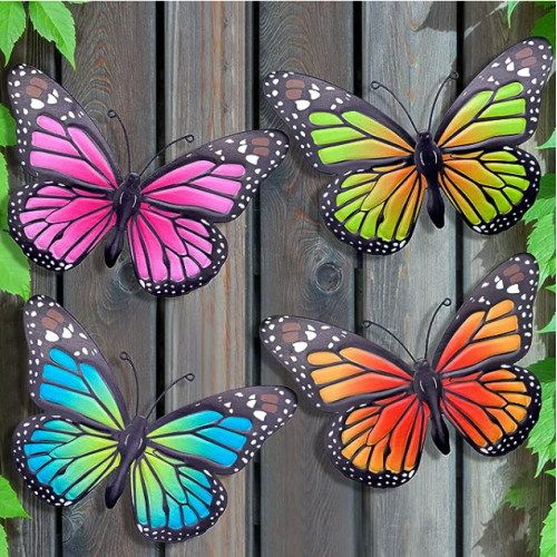 Outdoor Butterfly Wall Decor