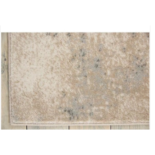 NOURISON Maxwell Beige/Taupe/Teal Indoor Area Rug 5ft x 7ft