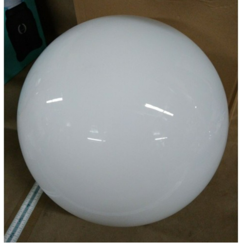 5 1/4" fitter WHITE OPAL GLASS BALL GLOBE SHADE Neckless New