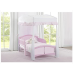 Toddler Canopy for Kids Bed White Pink Children's Room for Little Kids Girls