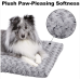 MidWest Quiet Time Dog Bed & Crate Mat, Deluxe Ombre Swirl, 30, Gray