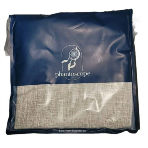 Phantoscope Textural Faux Linen Series Decorative Throw Pillow, 12" x 20"